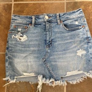American Eagle jean mini skirt size 10